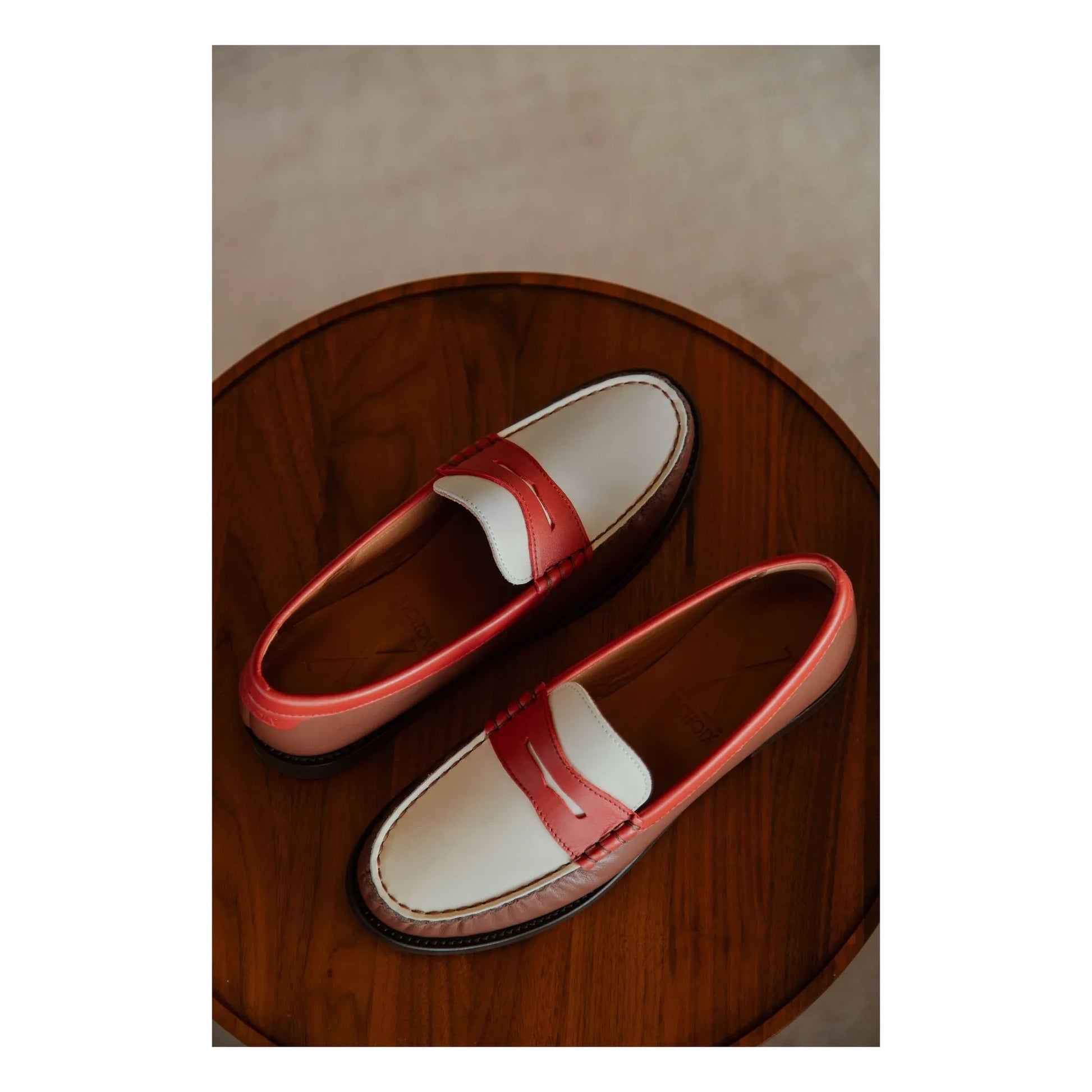 Lachoix - Penny Tricolor Loafers | Brown
