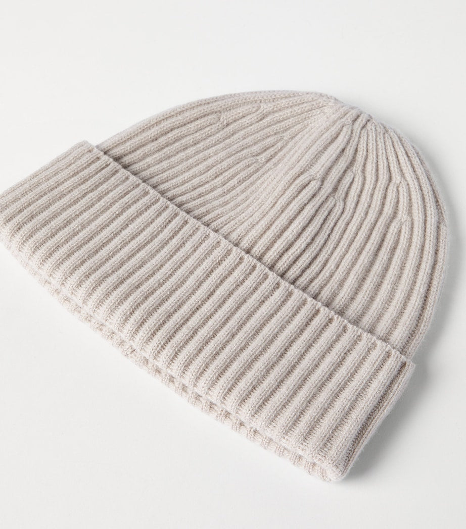 Brunello Cucinelli Cashmere Rib Knit Beanie