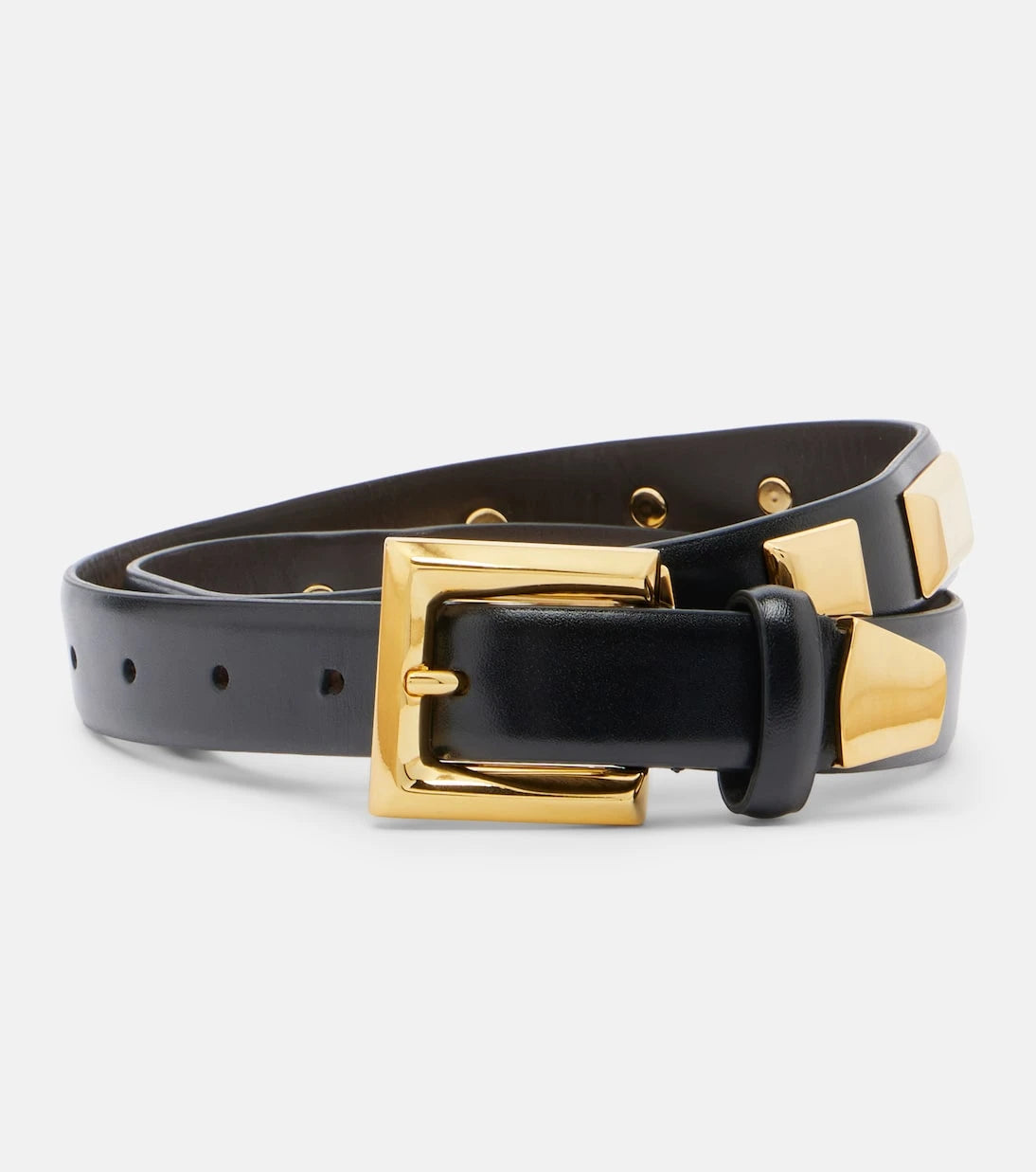 Nour Hammour - Josephine studded leather belt