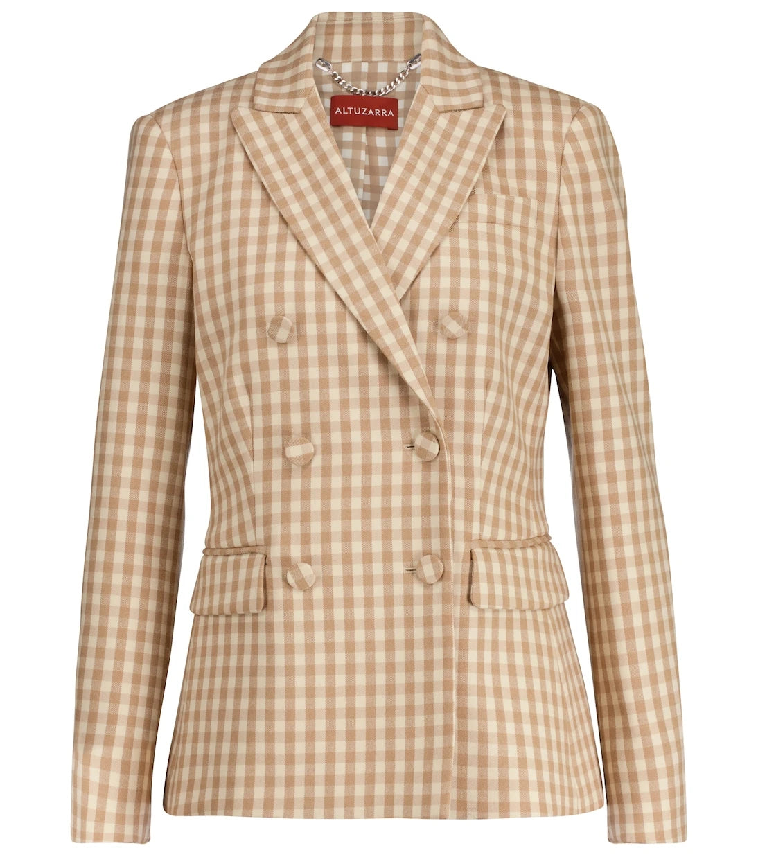 Altuzarra - Beatrix gingham wool-blend blazer
