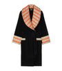 Satin-Trim Terry Robe
