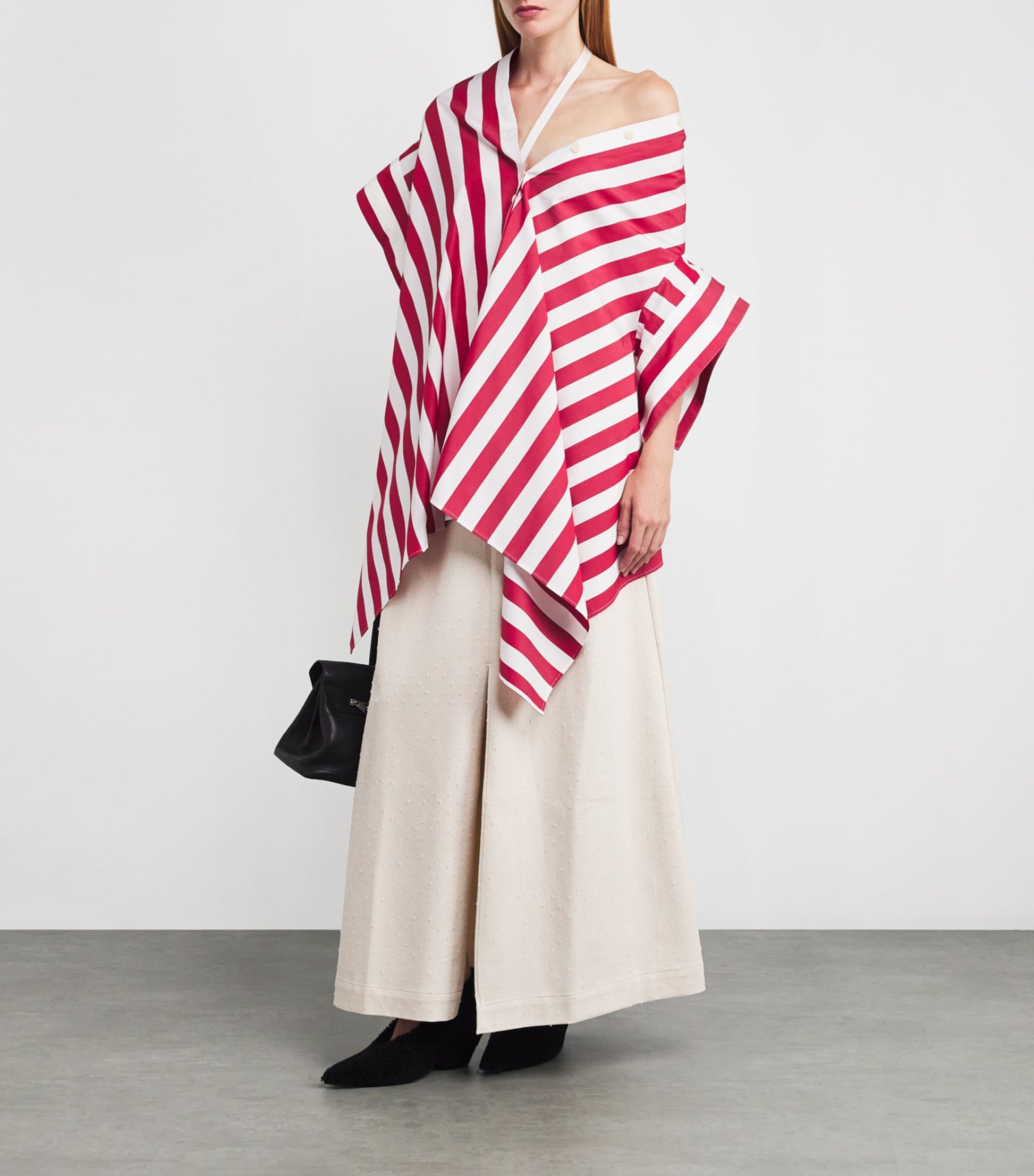 Palmer//Harding Ivory Denim Resilient A-Line Maxi Skirt