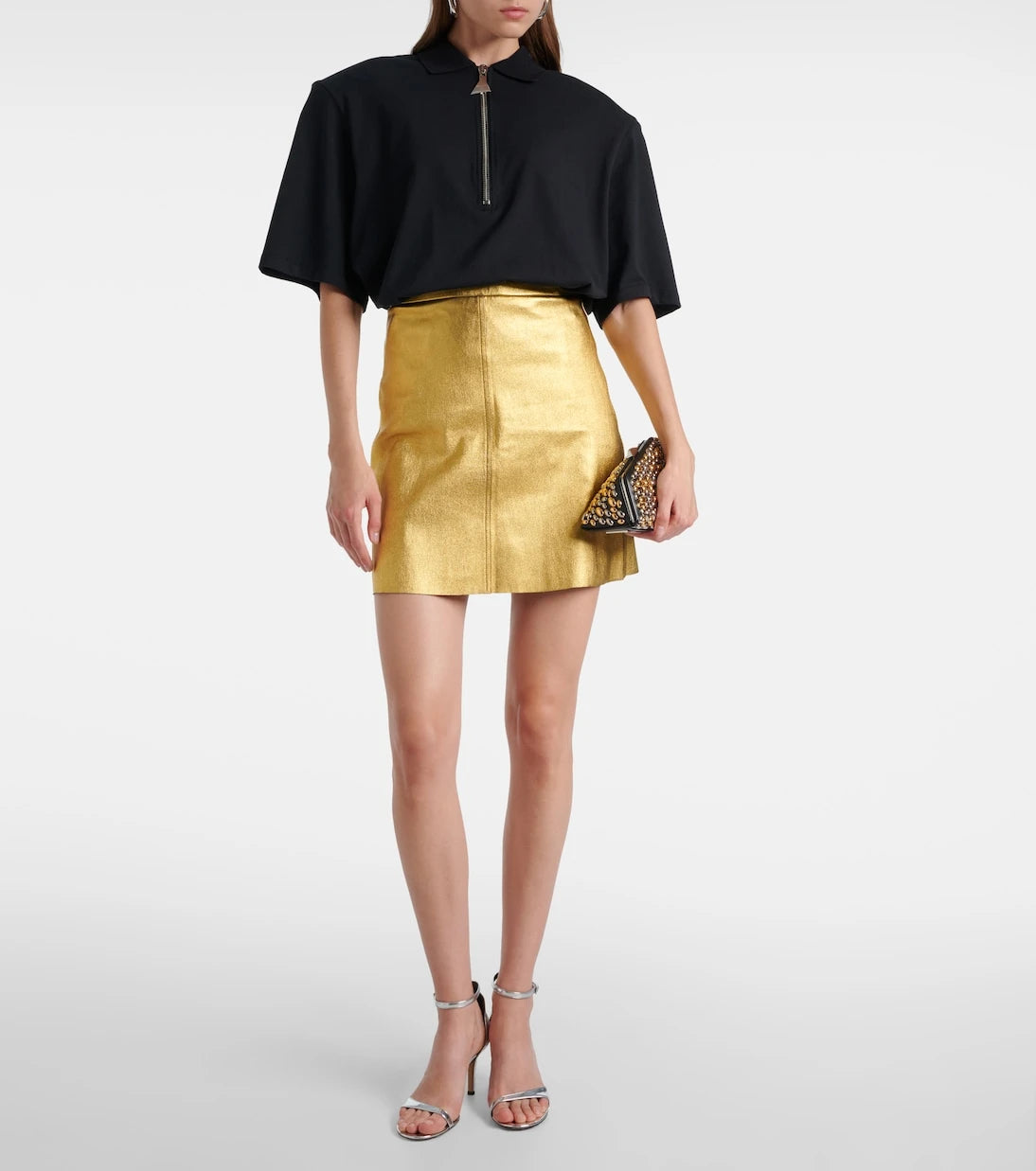 Stouls - Lucie 22 leather miniskirt