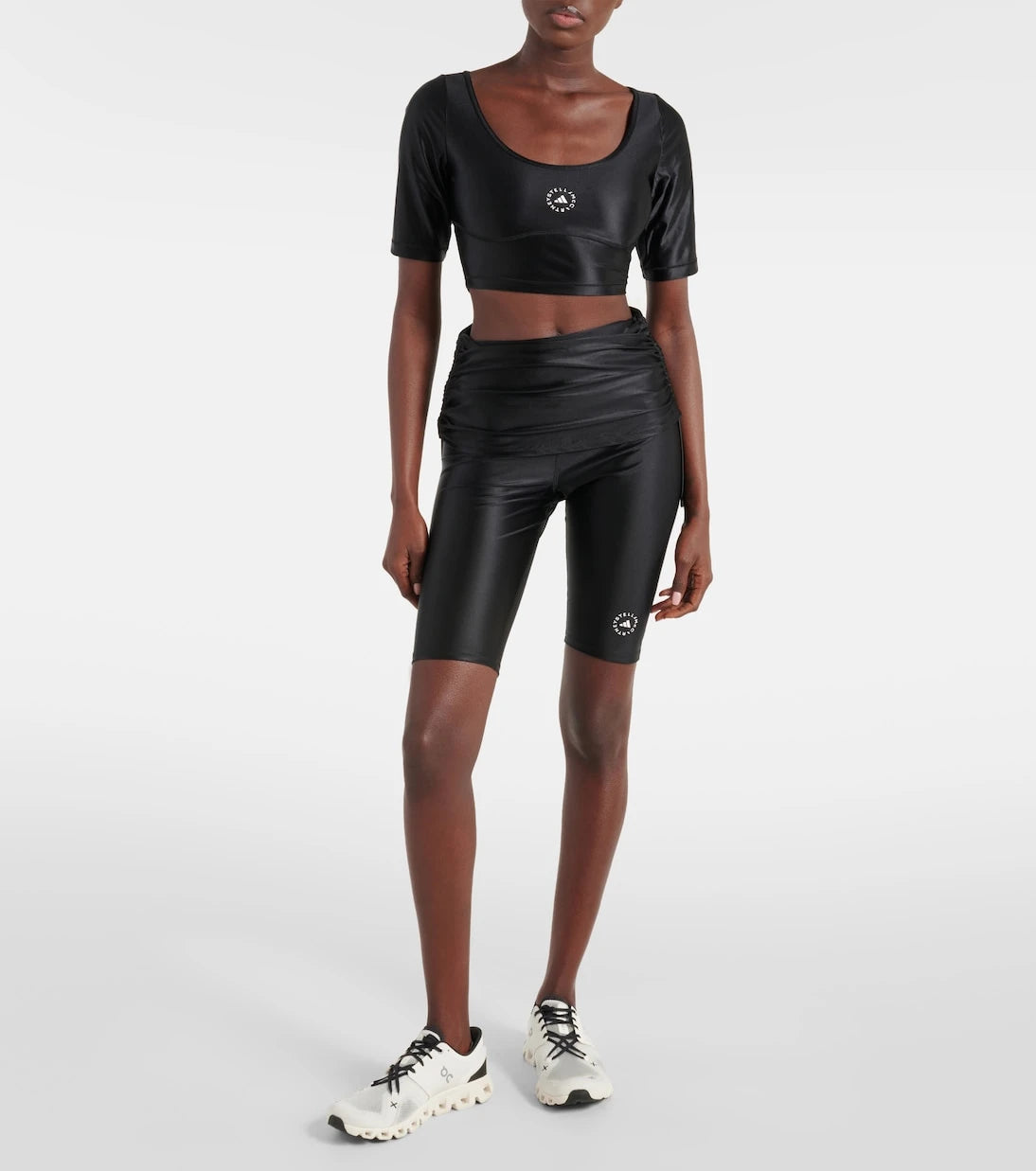 Adidas by Stella McCartney - Logo technical crop top