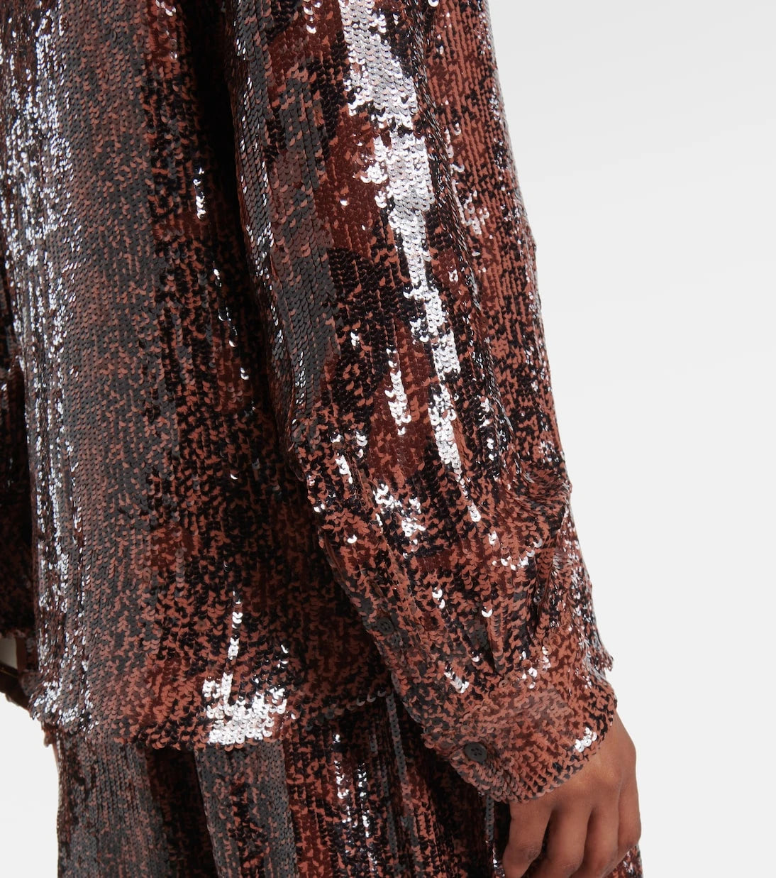 Dries Van Noten - Sequined shirt