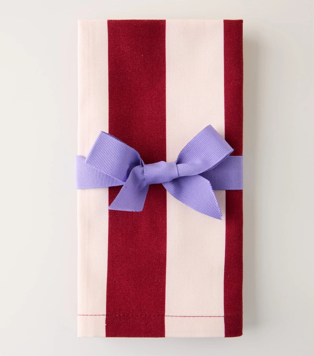 La DoubleJ - Striped linen set of 2 napkins