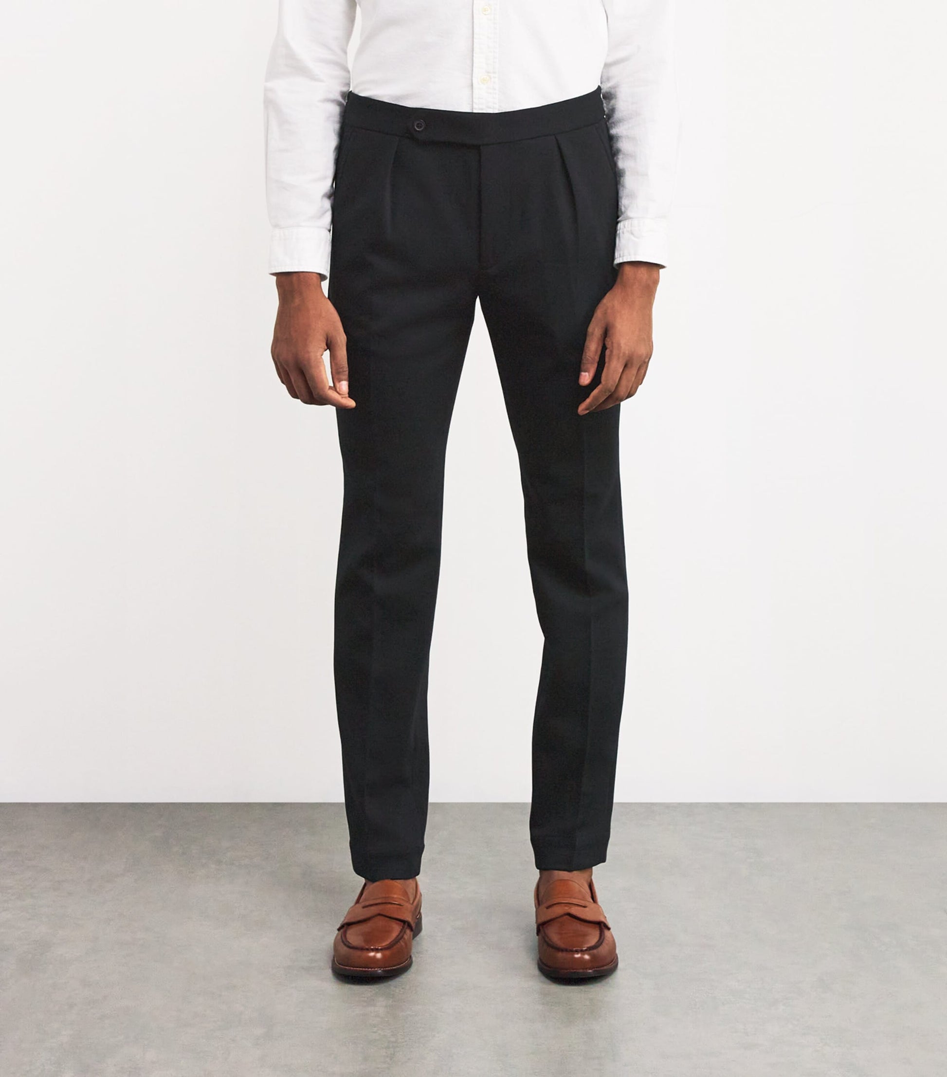 Double-Knit Tailored Trousers