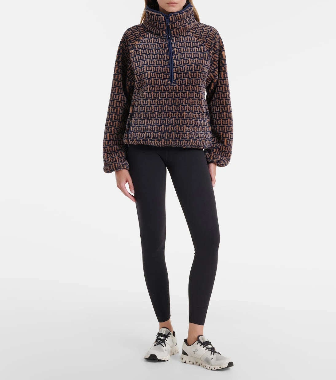 The Upside - Castilla Harlow fleece half-zip sweatshirt