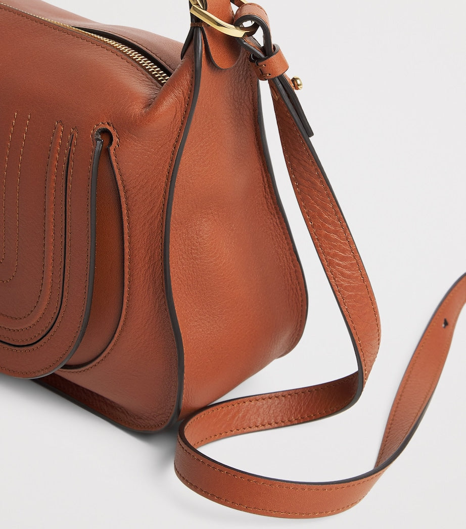 Small Leather Marcie Shoulder Bag
