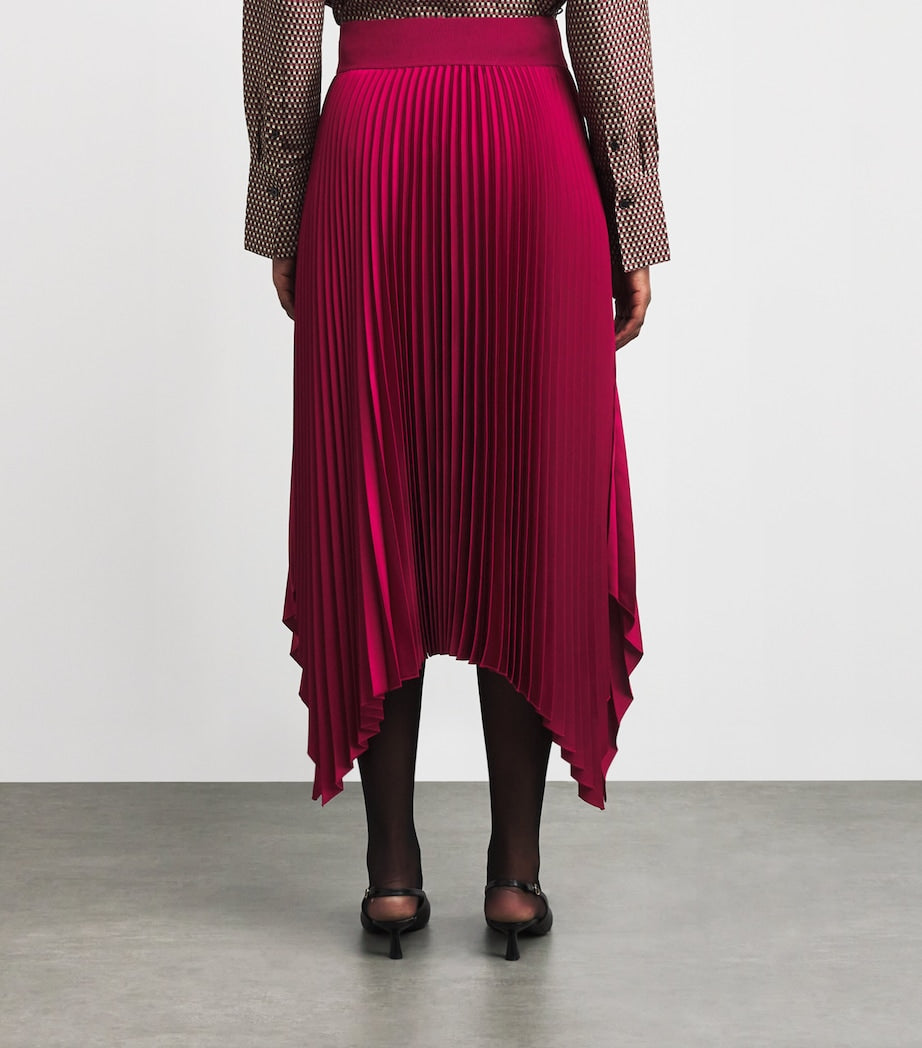 Joseph Ade Knit Weave Plissé Skirt