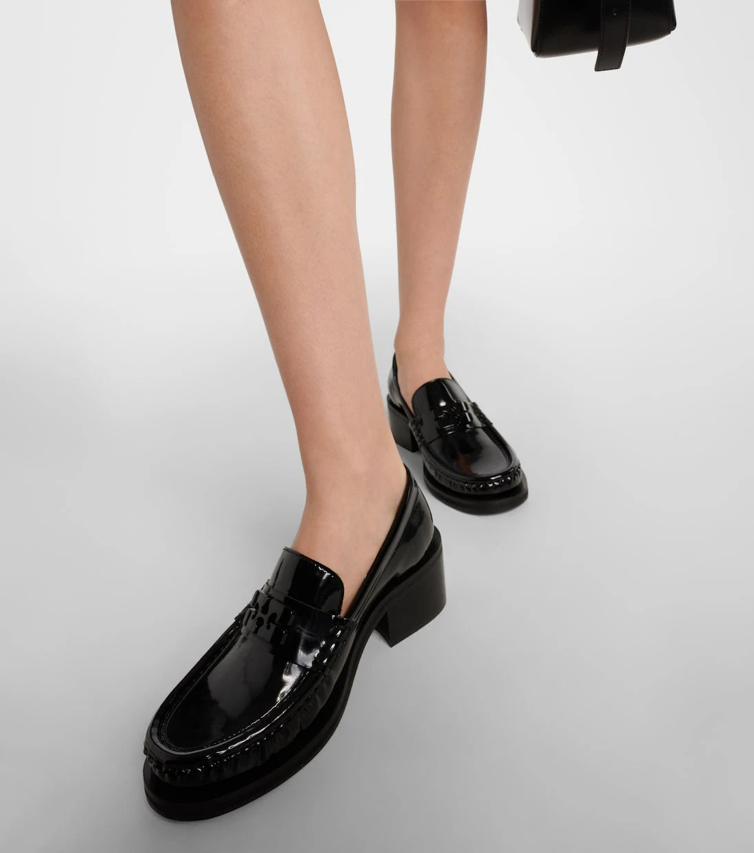 Ganni - Logo loafer pumps