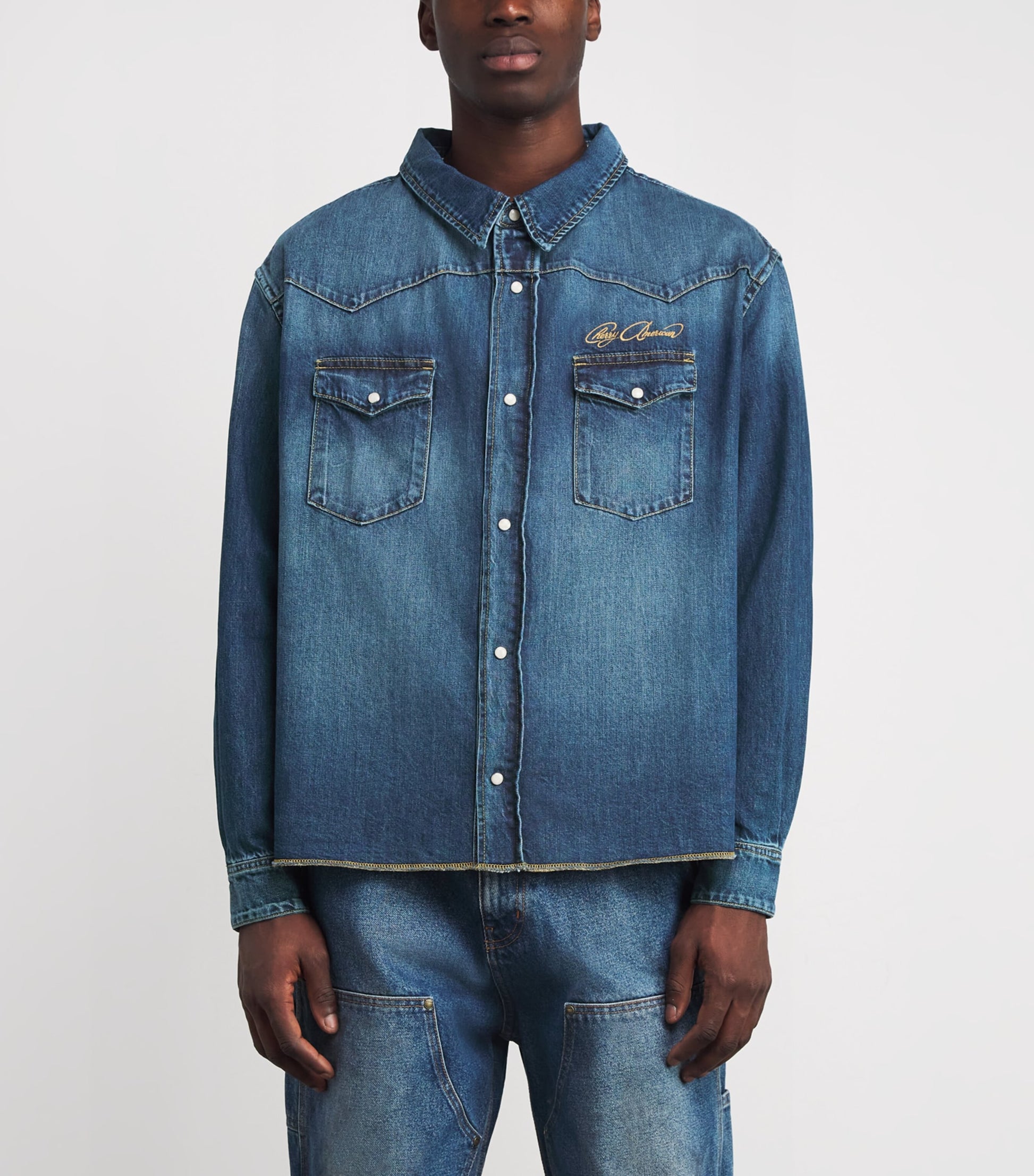 Cherry Los Angeles Western Denim Shirt