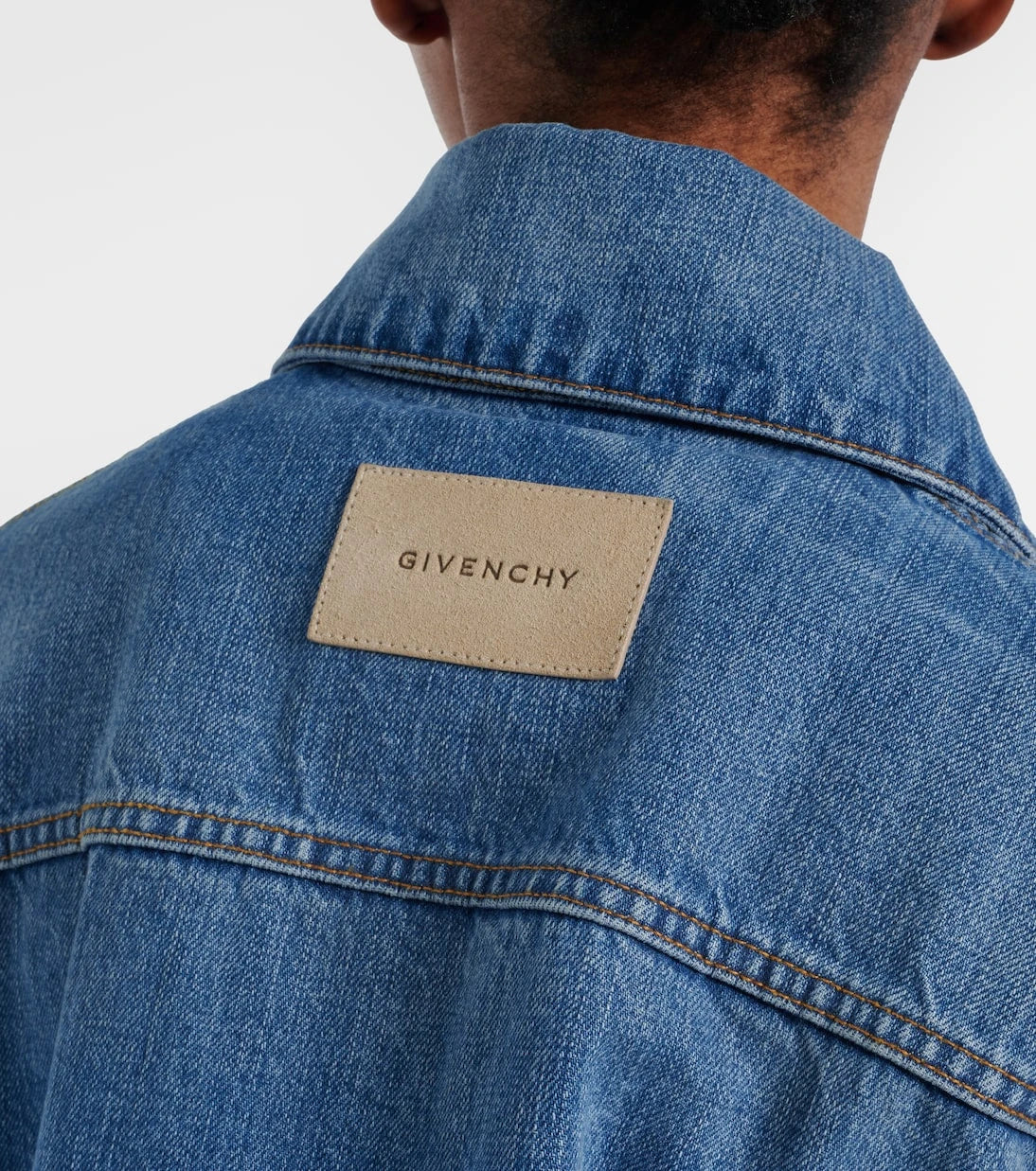 Givenchy - Deconstructed oversized denim jacket