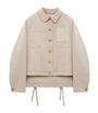 LOEWE Beige Wool-Cashmere Workwear Jacket