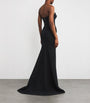 Maticevski Black Crepe Embellished Residence Gown