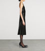 Balenciaga Black Midi Slip Dress