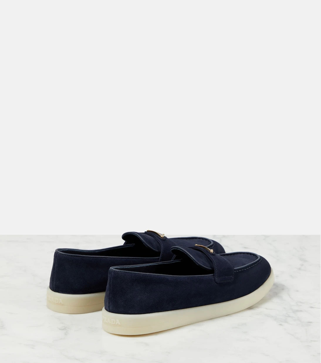Prada - Saint Tropez suede loafers