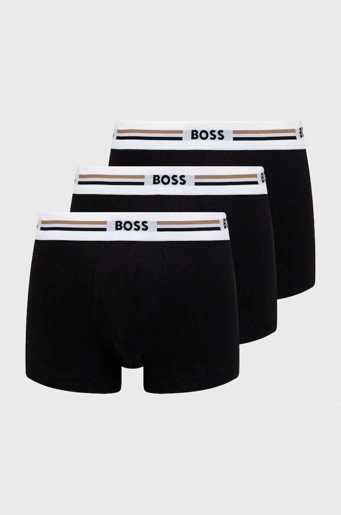 BOSS viskozlu erkek slip boxer Trunk 3P Revive 3'lü