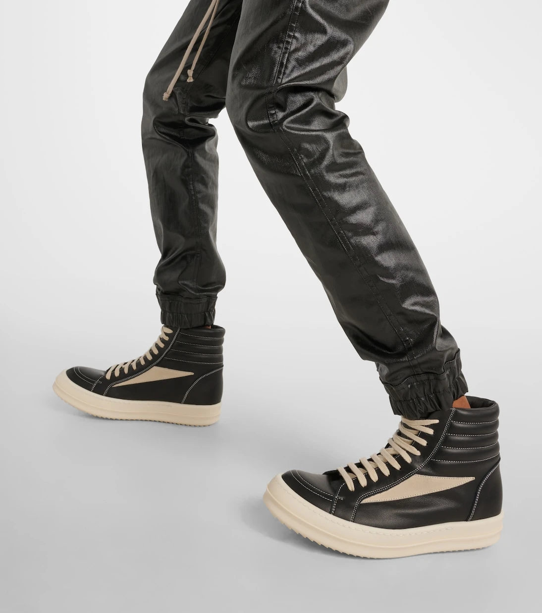 Rick Owens - Vintage leather high-top sneakers
