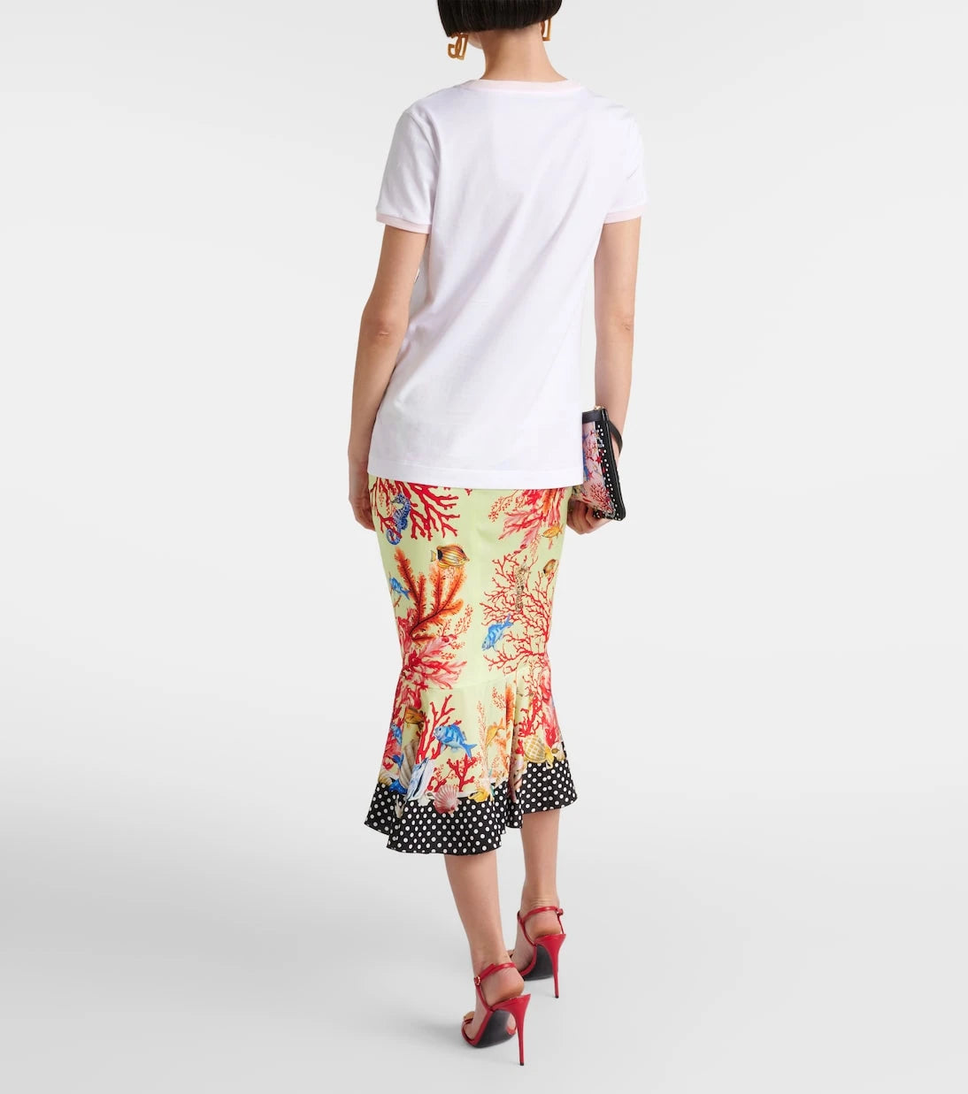Dolce&Gabbana - Capri printed cotton jersey T-shirt