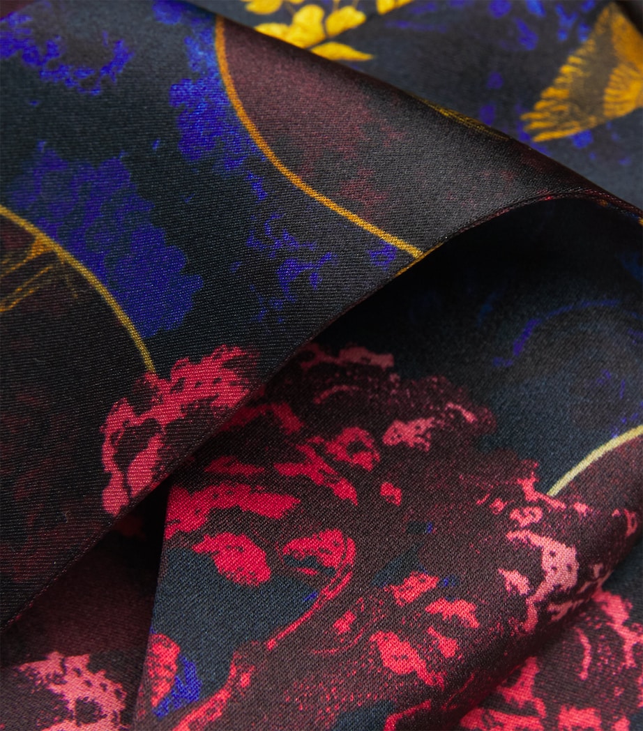 Harrods Multi Silk Toile Night Robe