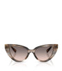 Dolce & Gabbana Grey Cat Eye Sunglasses