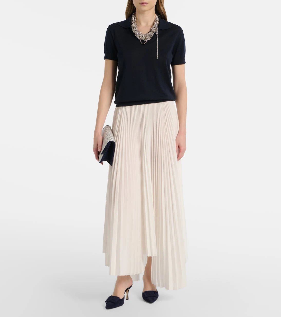 Manolo Blahnik - Capripla raffia clutch