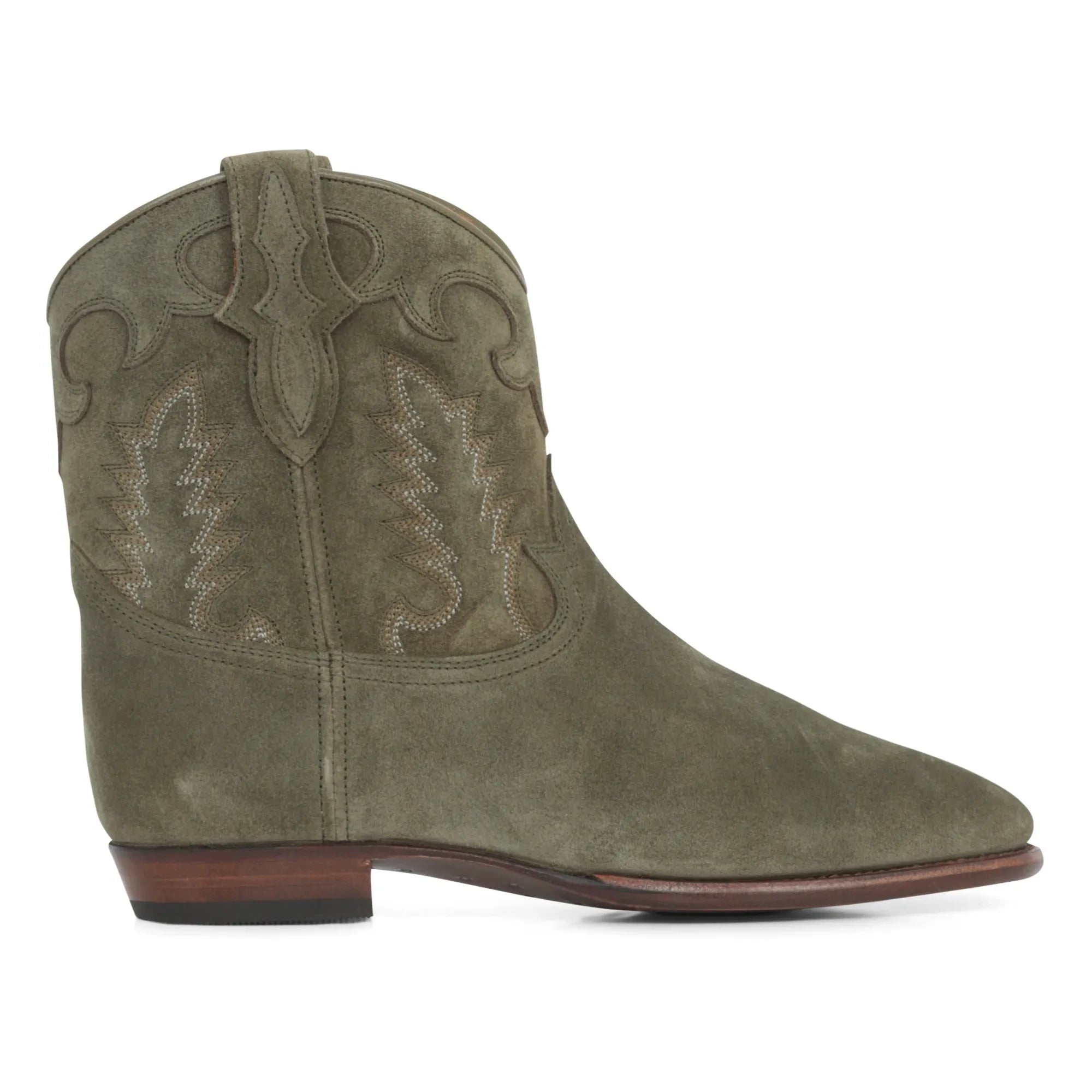 Shiloh Heritage - Early Midnight Suede Boots | Khaki