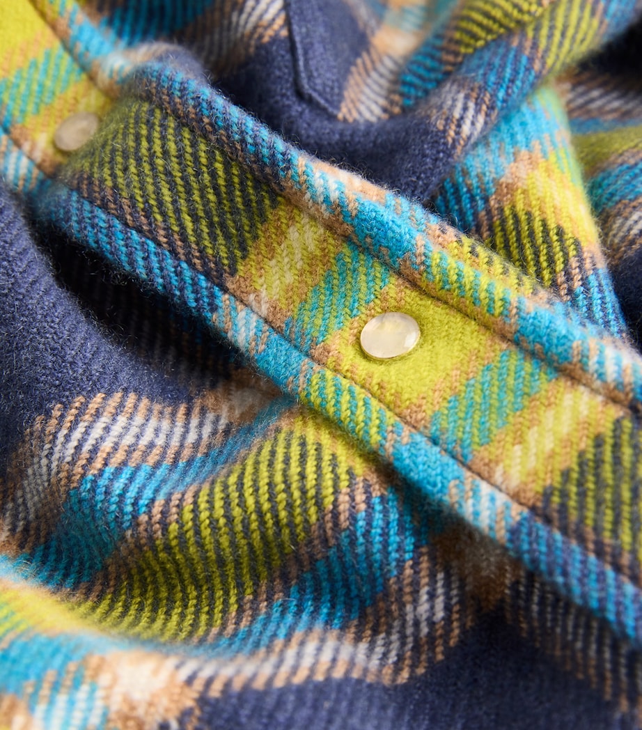 Cashmere Plaid Shirt ROSE QUARTZ