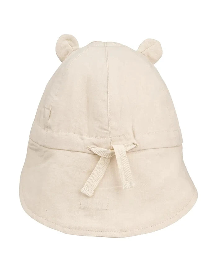 Kulaçlı Çocuk Pamuk Şapka Liewood Gorm Linen Sun Hat With Ears