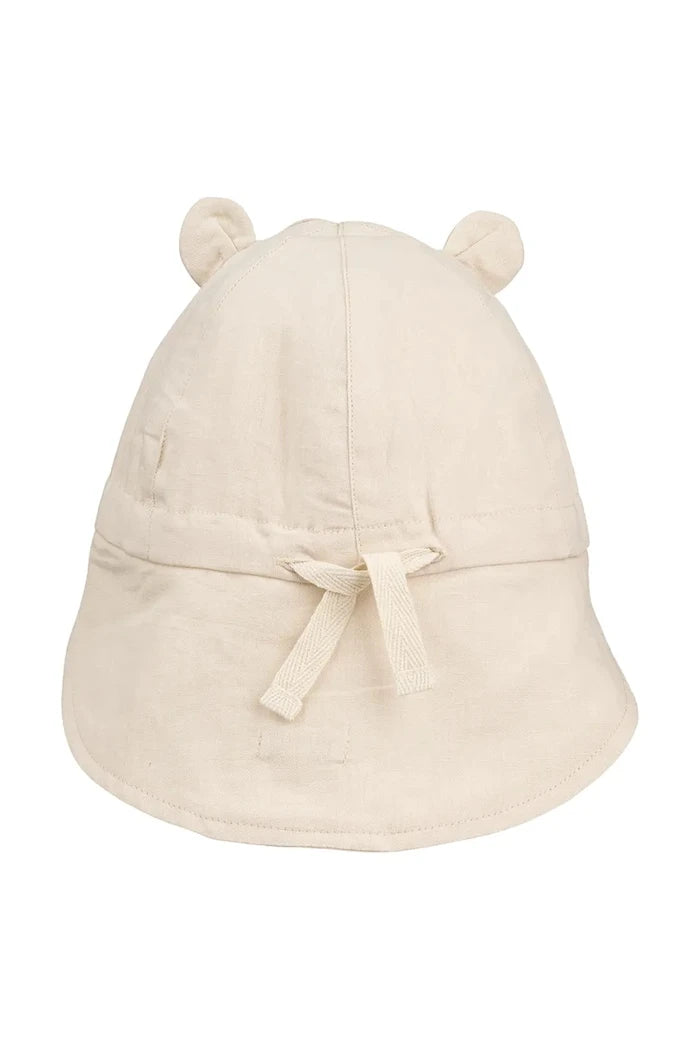 Kulaçlı Çocuk Pamuk Şapka Liewood Gorm Linen Sun Hat With Ears