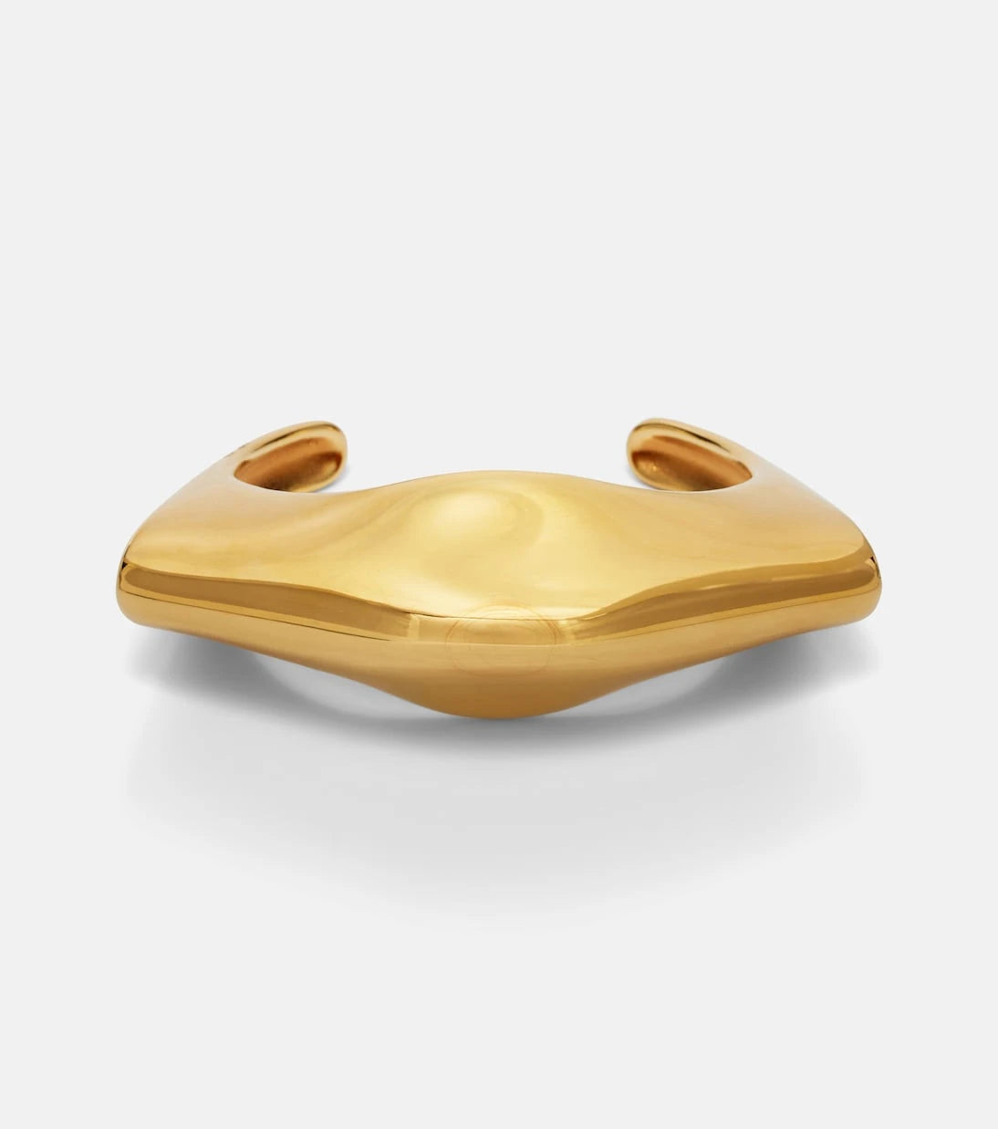 Khaite - Lotus 18kt gold-plated cuff bracelet