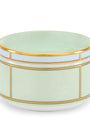 GINORI 1735 Porcelain Colonna Diva Verde Lidded Sugar Pot (10cm)
