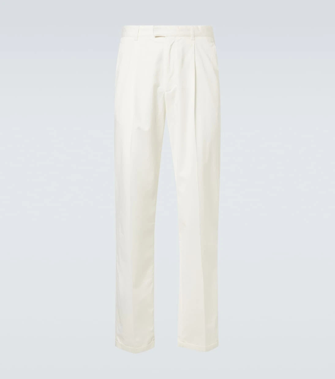 The Row - Belamy cotton and cashmere straight pants