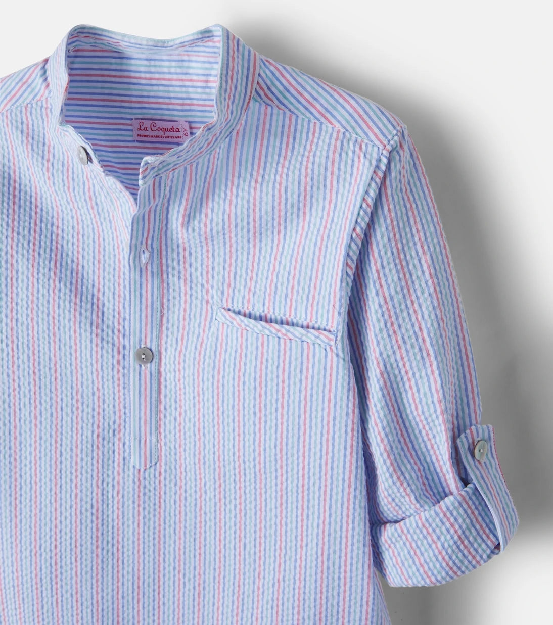 La Coqueta - Mateo striped cotton shirt