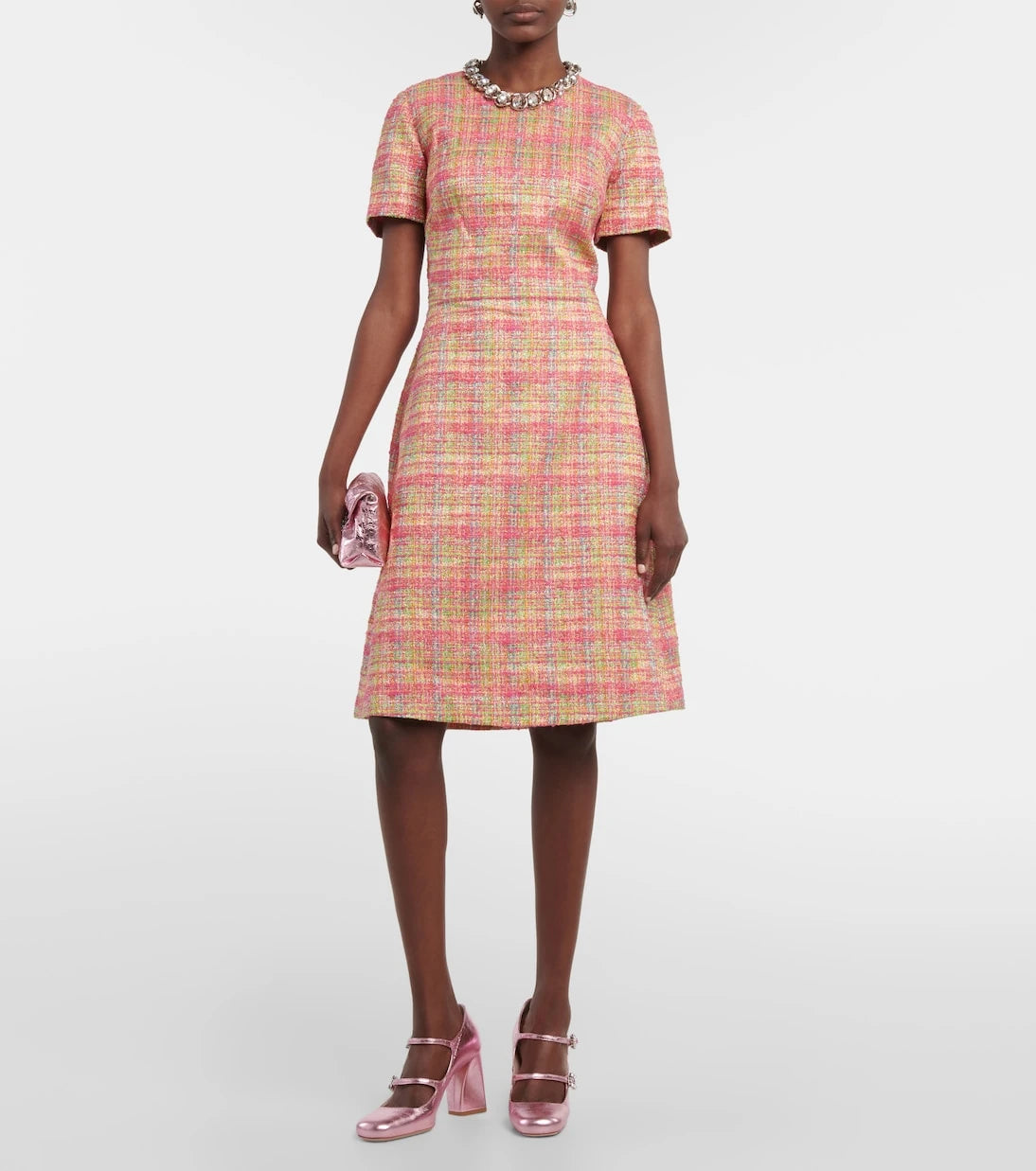 Carolina Herrera - Checked midi dress