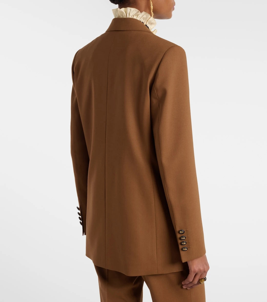 Etro - Kruvaze yün karışımı blazer