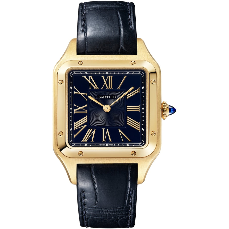 Large Yellow Gold Santos-Dumont Watch 43.5mm