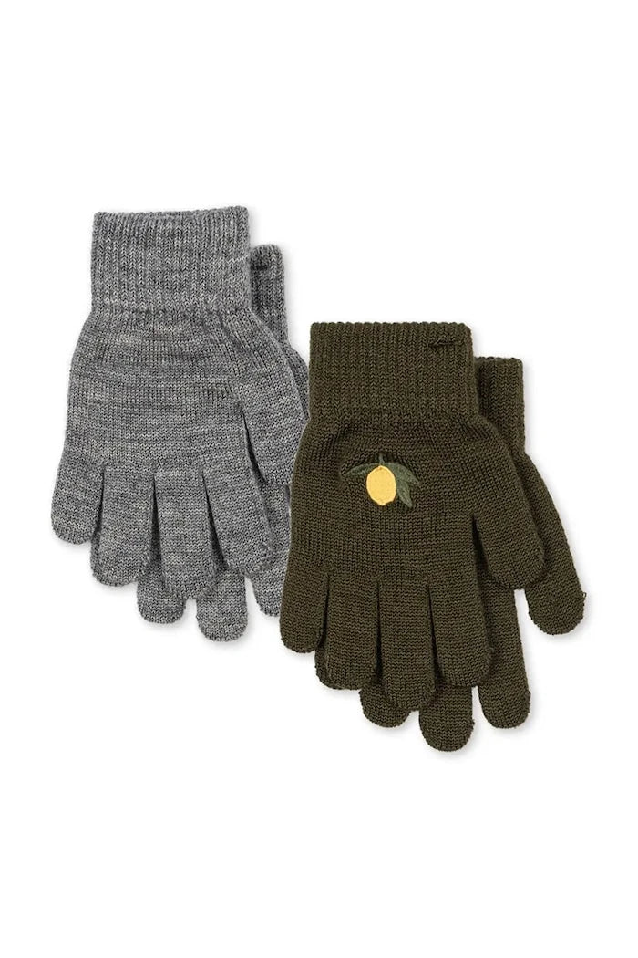 Çocuklar için yünlü eldivenler 2'li FILLA GLOVES