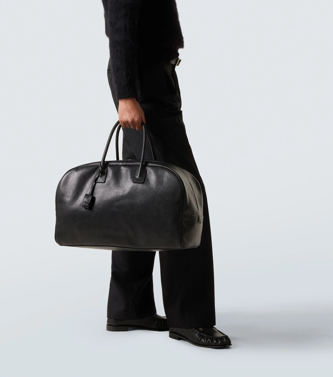 Saint Laurent - Dev boy deri seyahat çantası