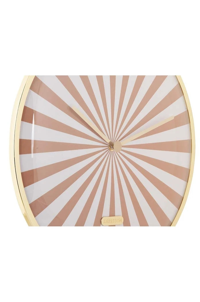 Стенен часовник Karlsson Candy Swirl Dome