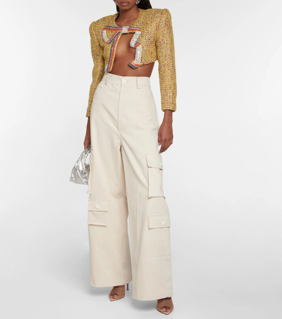 Gianvito Rossi - Elle 105 TPU and patent leather mules