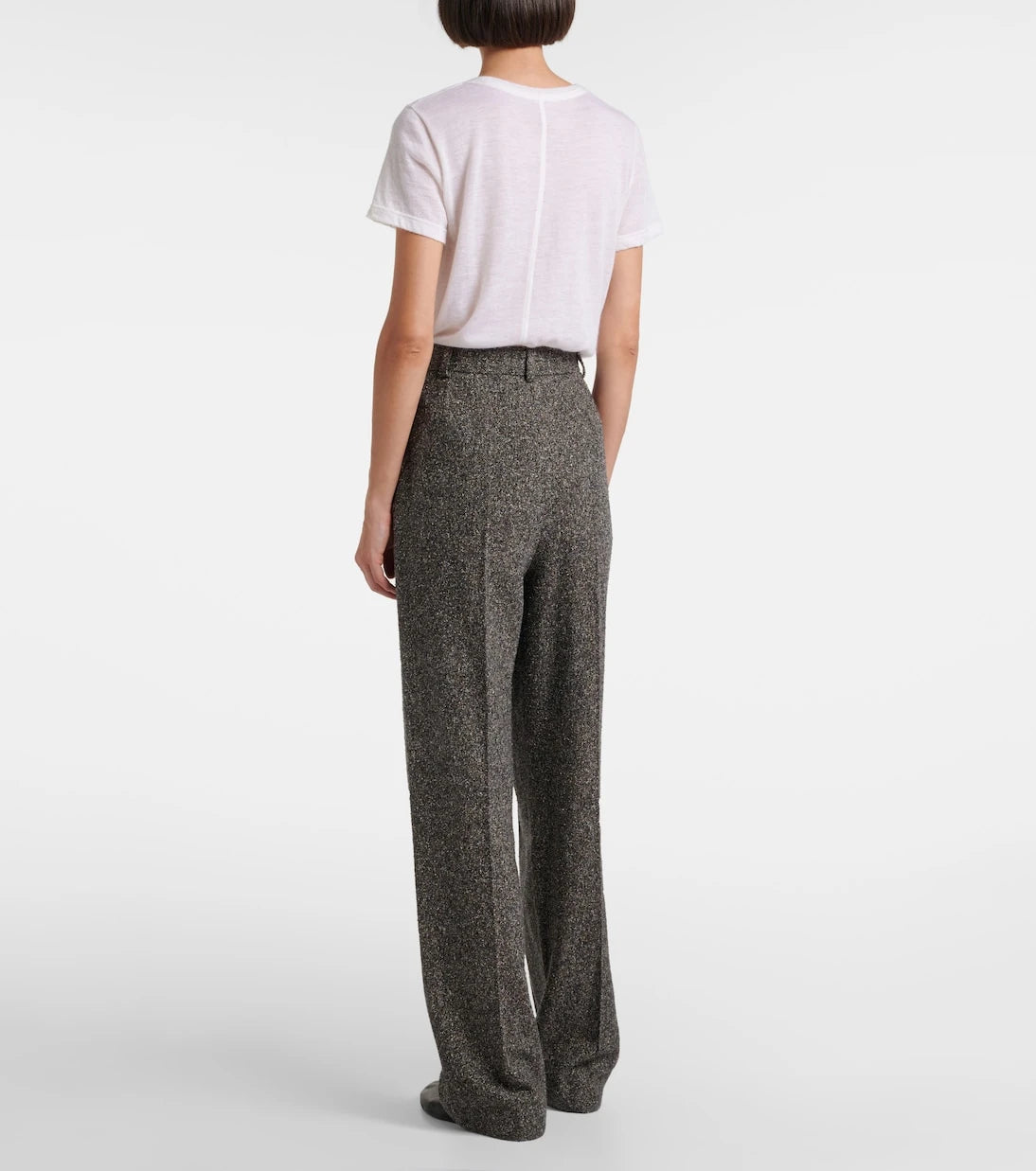 The Row - Virgil silk-blend tweed wide-leg pants