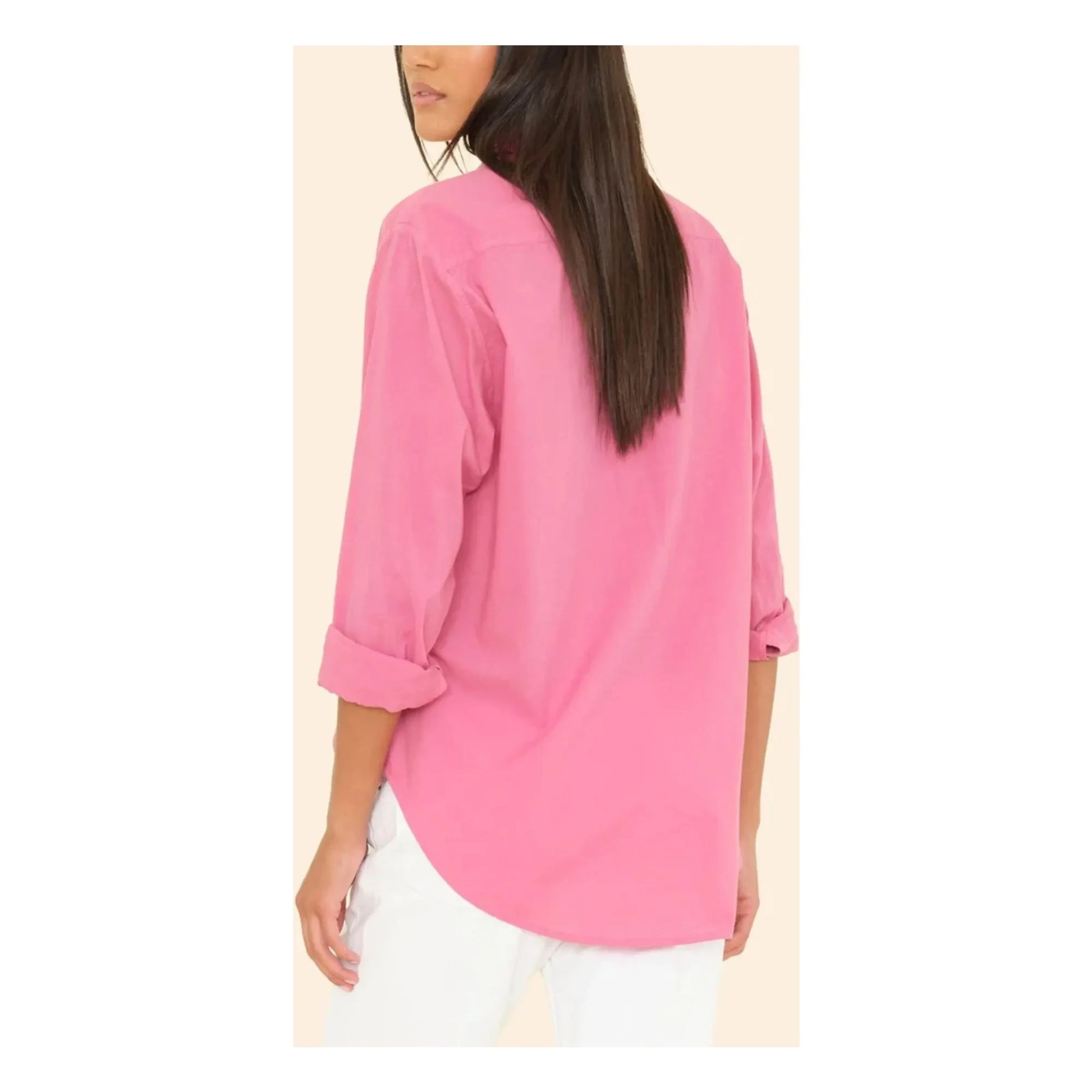 Xirena - Beau Popeline de Coton shirt | Framboise