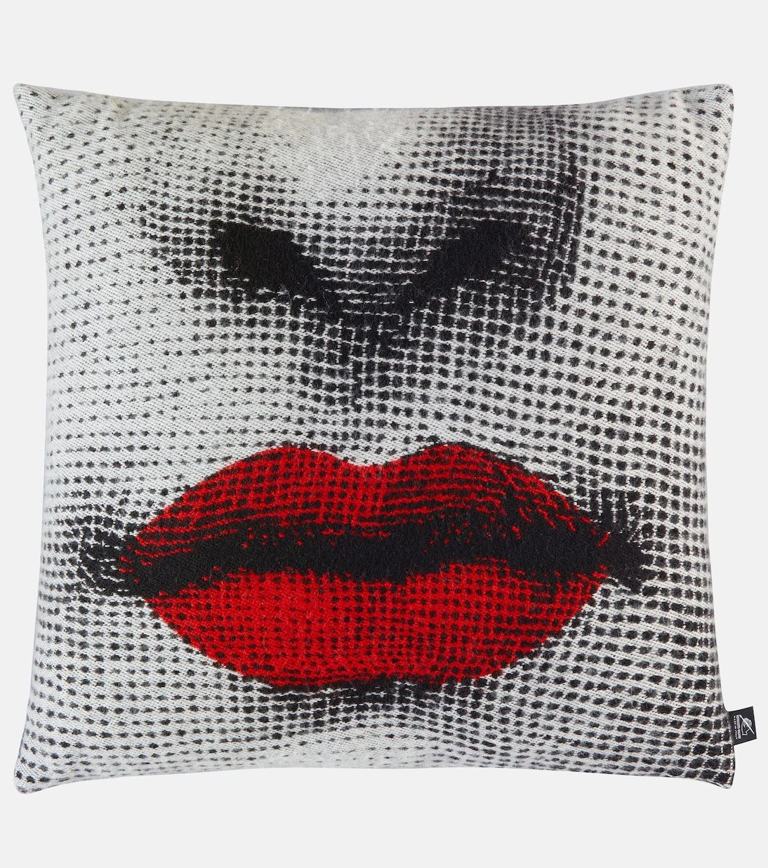 Fornasetti - وسادة جاكار بطبعة القبلة