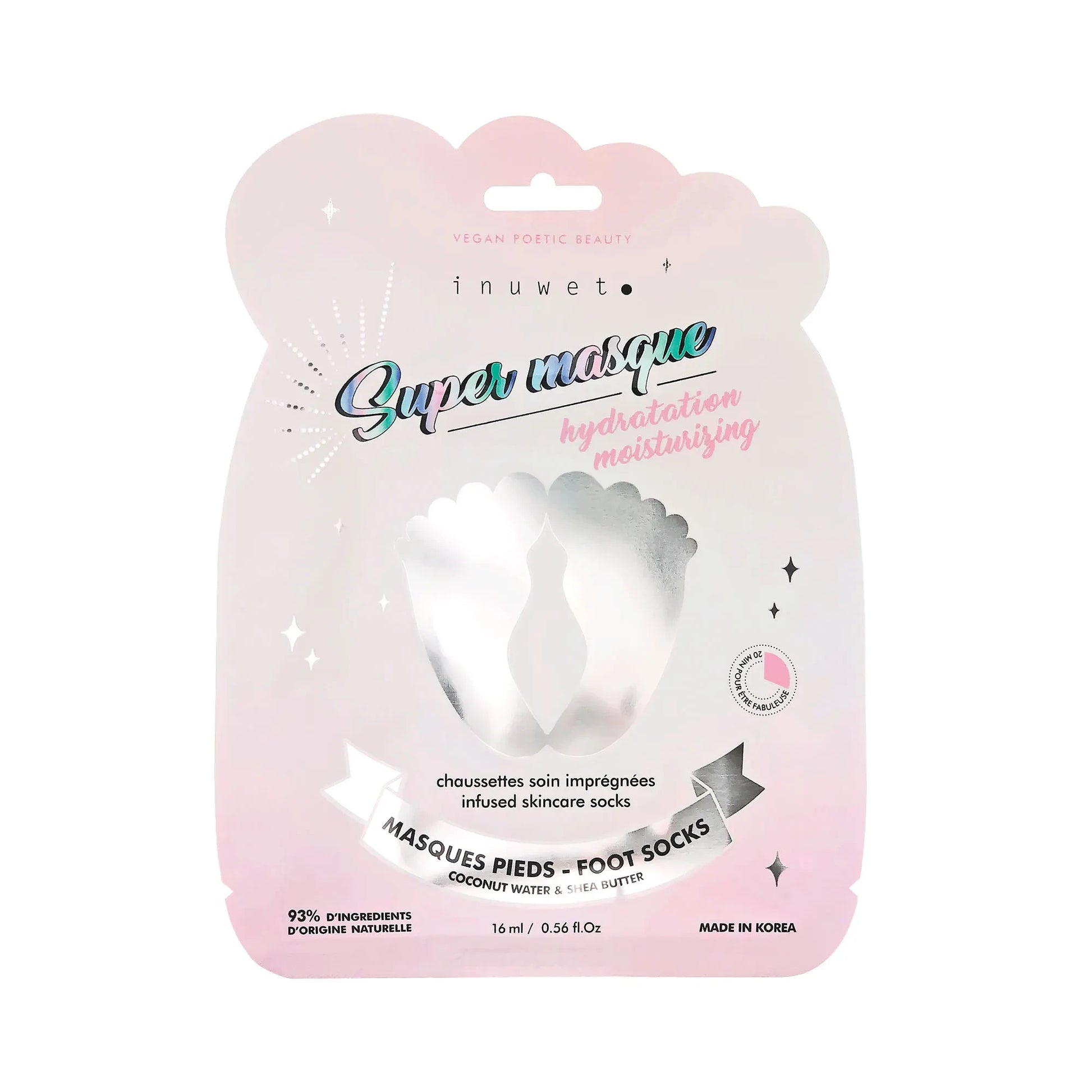 Inuwet - Moisturizing foot mask