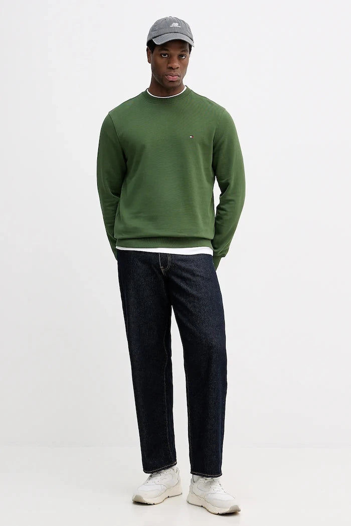 Tommy Hilfiger Erkek Pamuklu Sweatshirt