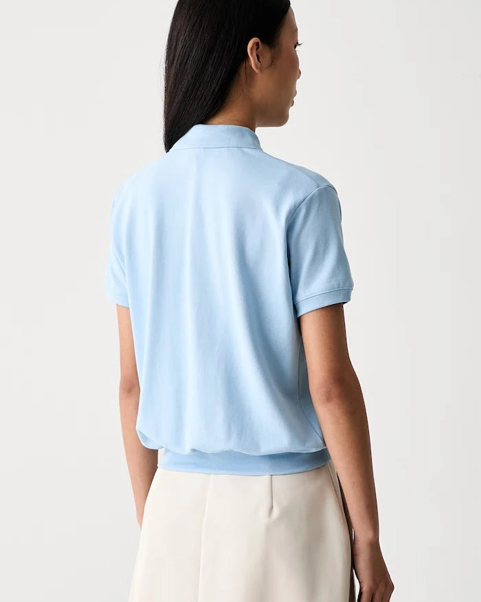 adidas Originals polo yaka kadın pamuklu tişört