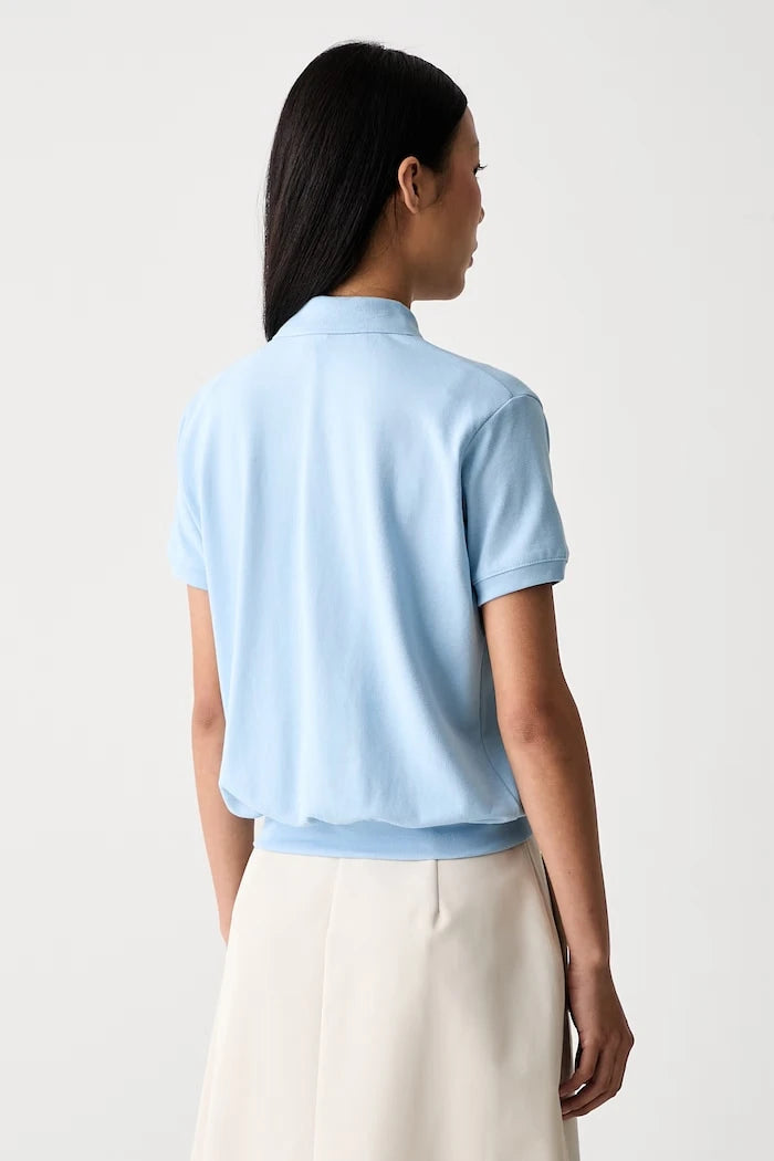 adidas Originals polo yaka kadın pamuklu tişört