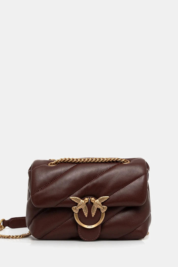 Pinko kadın deri crossbody çanta